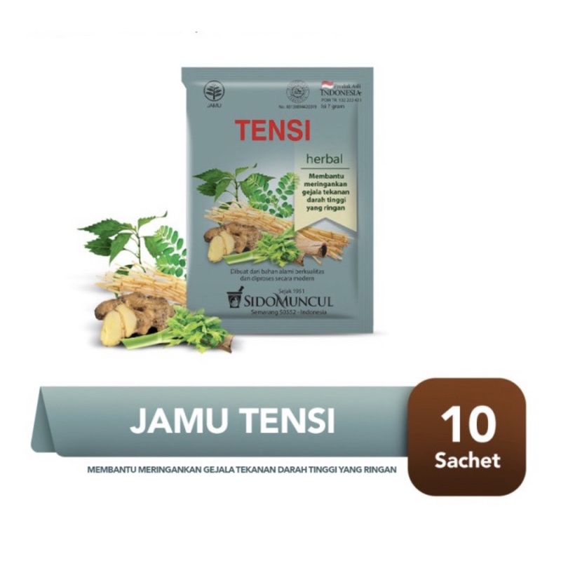 Sidomuncul jamu tensi ( jamu menurunkan darah tinggi )