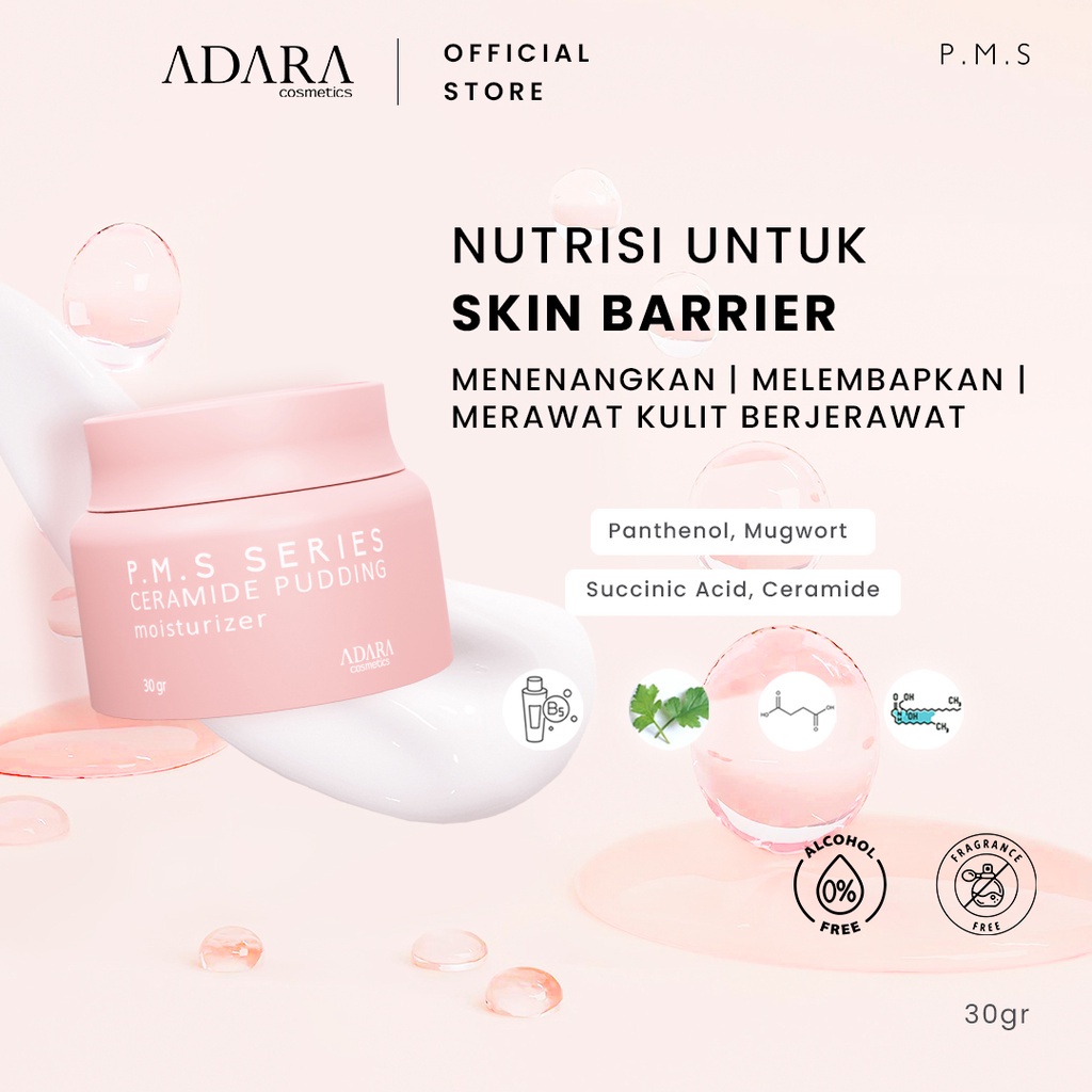 Adara P.M.S Ceramide Pudding Moisturizer