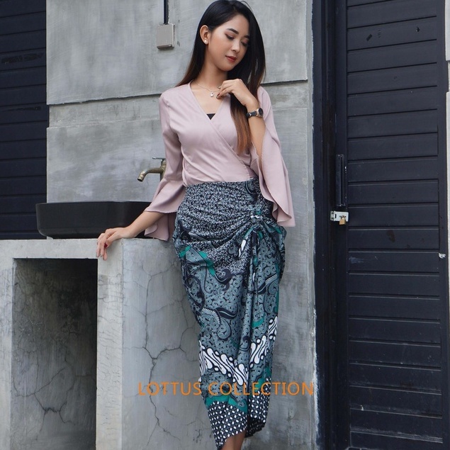 Rok Serut Batik Bawahan Kebaya Modern Rok Lilit Batik