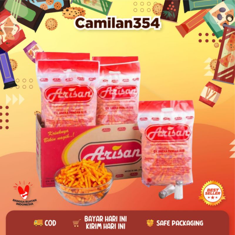 

Arisan Stik Balado - 400gr / Snack Stick Pedas Manis / Jajanan Murah