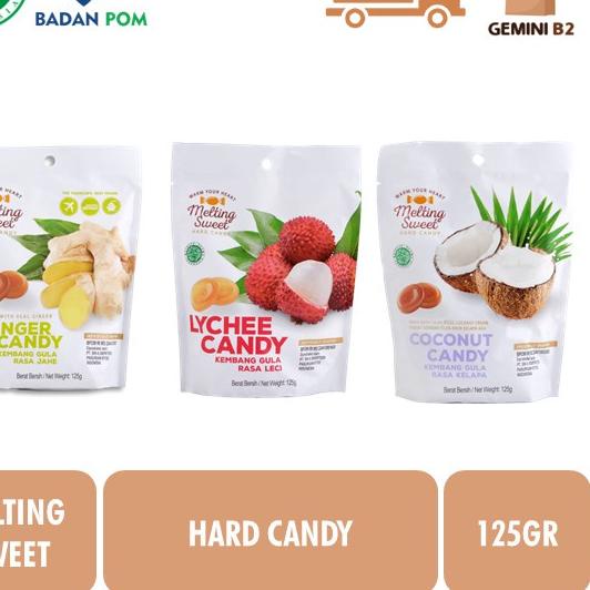 

❁ Melting Sweet Hard Candy / Permen Kembang Gula Beraneka Rasa 125GR HALAL ↥