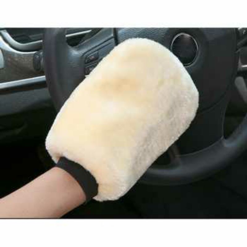 Sarung Tangan Lap Kain Mobil Motor Wool Microfiber Washing