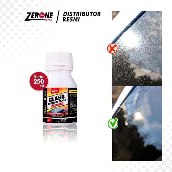 Pembersih Jamur Pada Kaca Body Mobil Zerone Glass Super Cleaner 250Ml