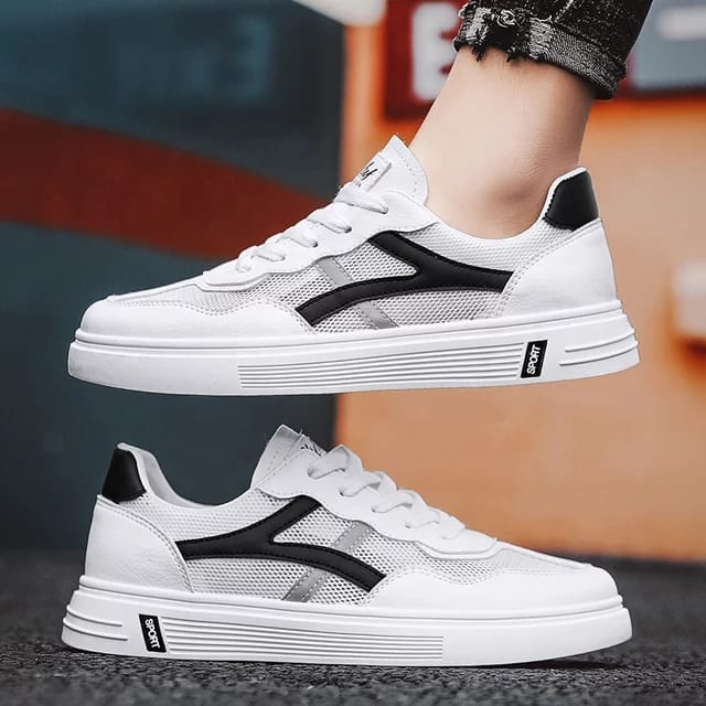 Sepatu Pria Classic Stripe Sepatu Running Waadoo