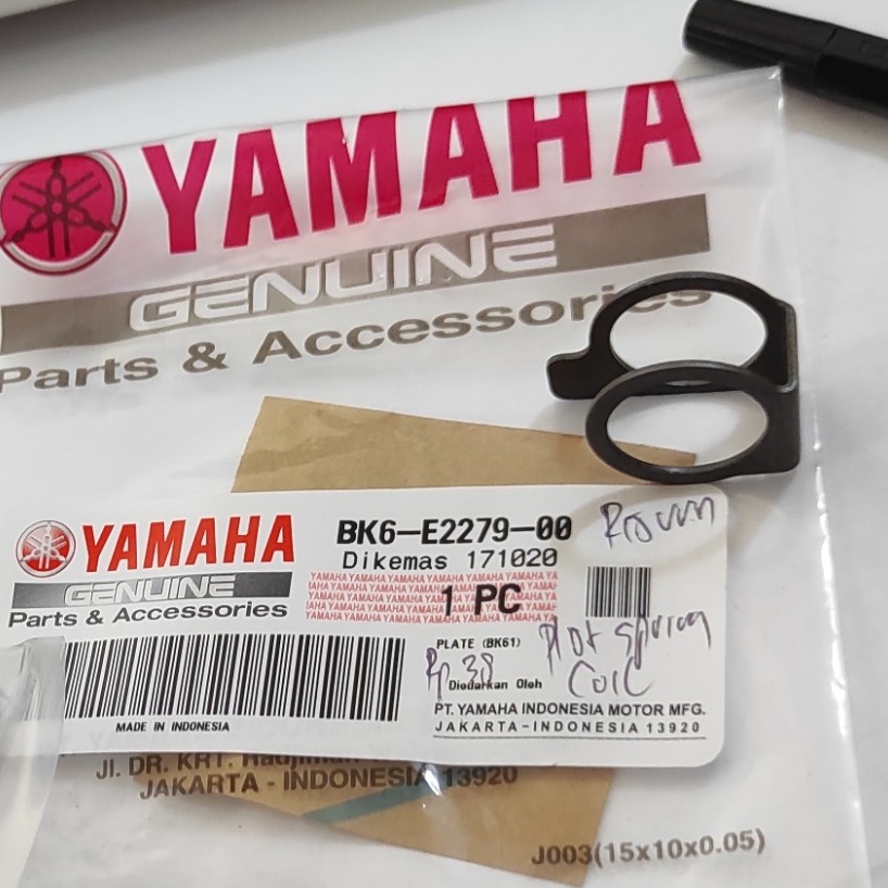 Plat Per Pelatuk Klep Yamaha R15 V3 V4, MT15, XSR, Vixion R, WR155 BK6-E2279-00