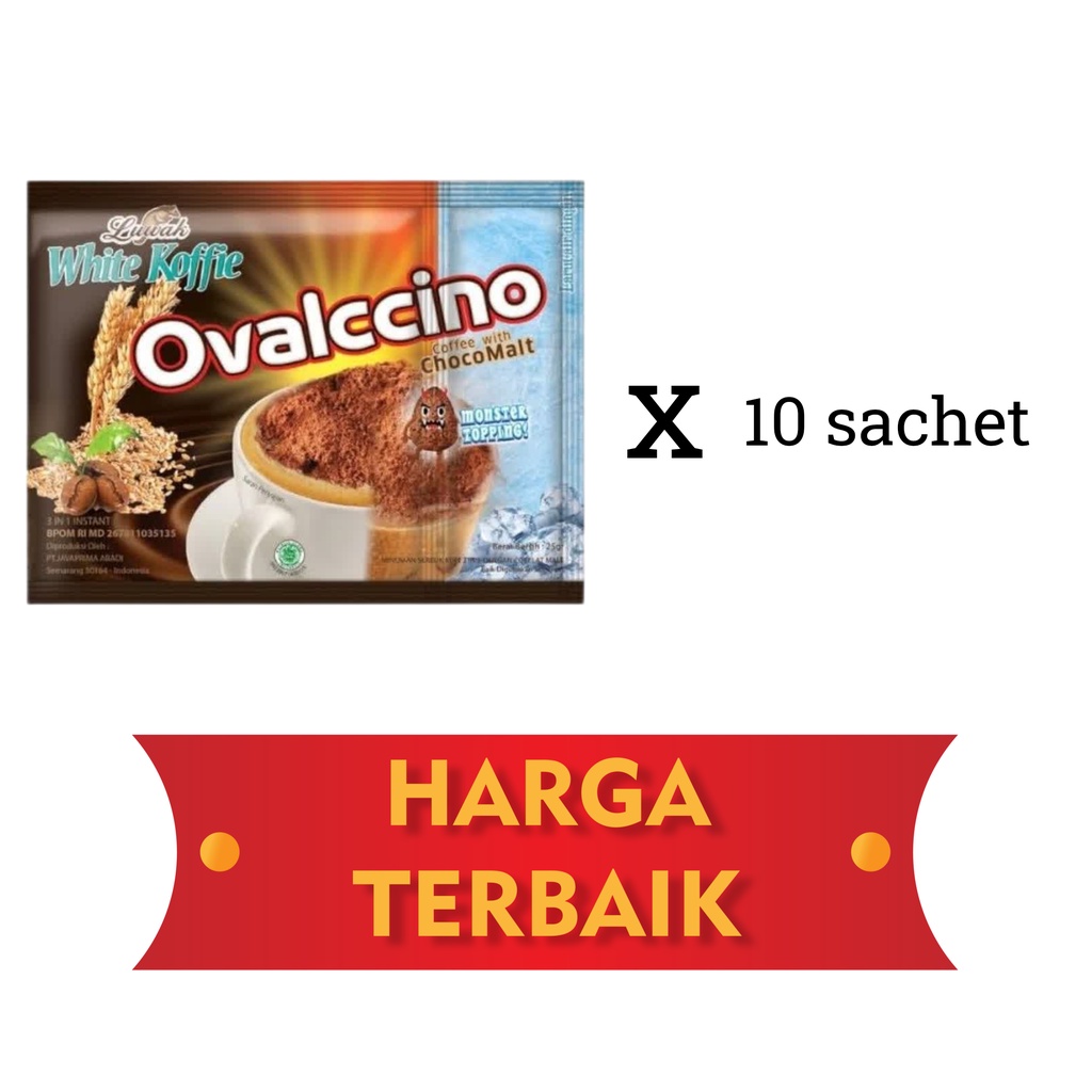 

terlalu murah..!!! Kopi Luwak White Koffie Ovalcino Renceng 15x25gr