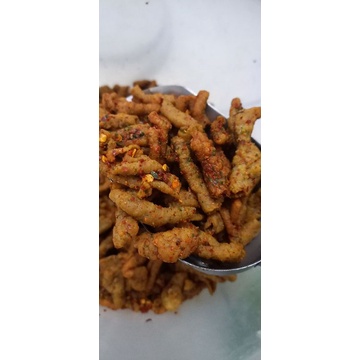 

Keripik usus pedas daun jeruk