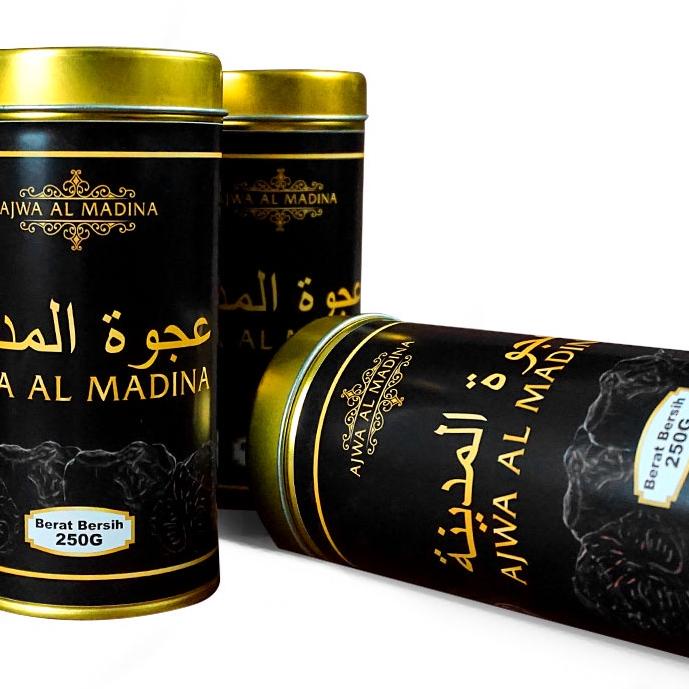 

EXCLUSIVE!Kurma Ajwa Kaleng 1kg Ajwa Al Madina Ajwa Best Seller Kualitas Terbaik|KD1