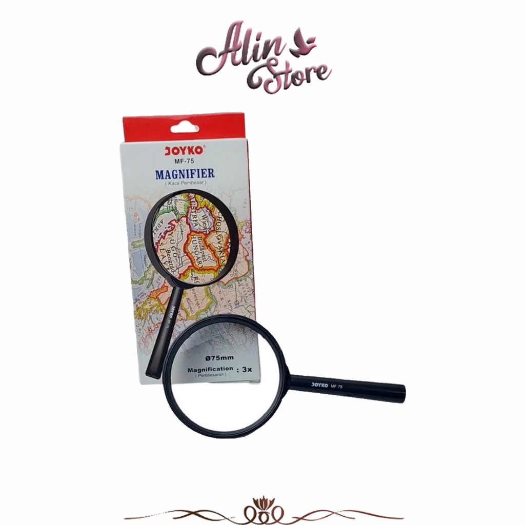

Kaca Pembesar/ Magnifier Joyko Mf-75 Diameter 75mm Magnifier 3x