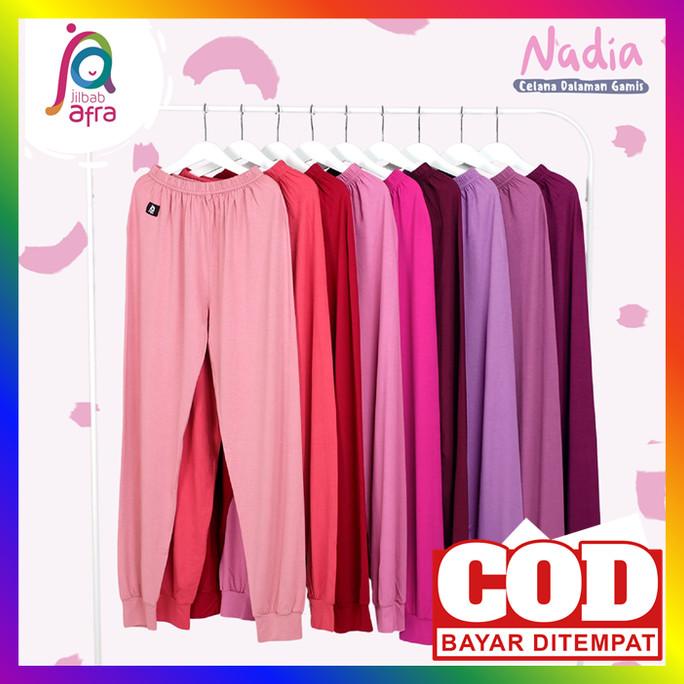 Celana Dalaman Gamis Wanita Celamis Jumbo Bahan Kaos Adem Tebal Nadia Termurah