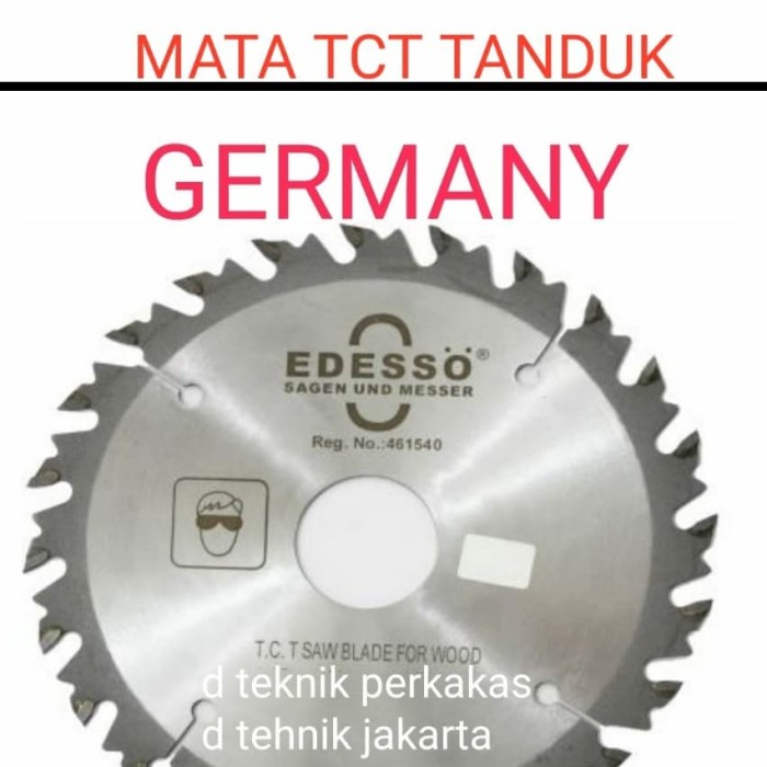 edesso mata gergaji  8" x 24t- edesso tct saw blade germany djm