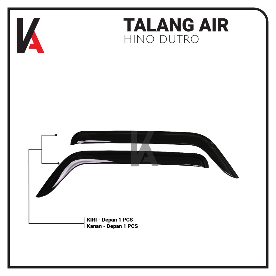 TALANG AIR PINTU MOBIL HINO DUTRO 2 PINTU MODEL SLIM