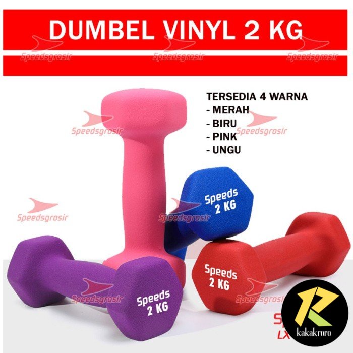 Dumble 2 kg Barbel latihan merk speeds