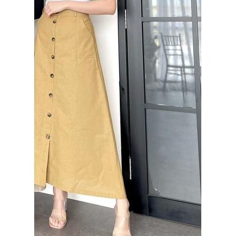 Myredo - Rok Panjang Wanita Kekinian Bahan Katun Model Payung Beatrice Termurah