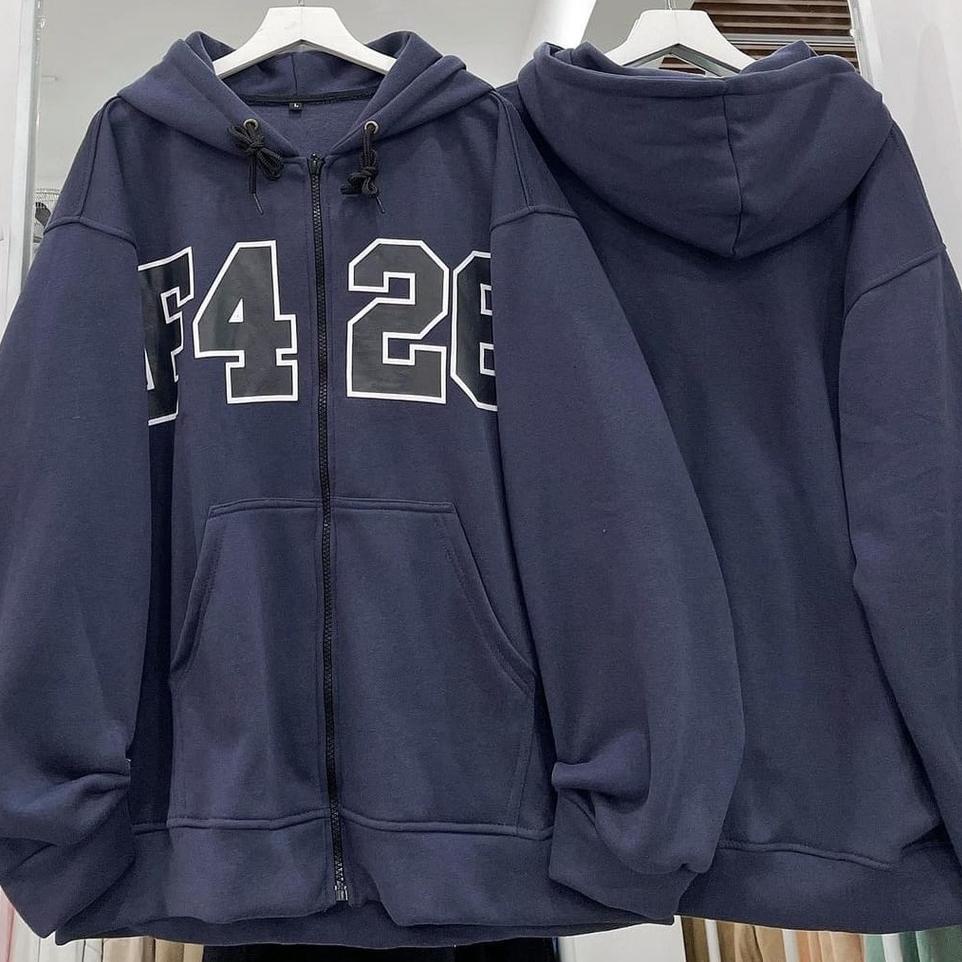 Super Promo--F426 HOODIE SWEATER OVERSIZE UNISEX SIZE XXL - SWEATER HOODIE OVERSIZE PRIA WANITA