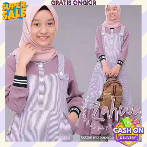 Baju Muslim Anak Perempuan Tanggung Fashion Muslim Kids Pakian Muslim Anak Remaja Usia Tanggung Keki