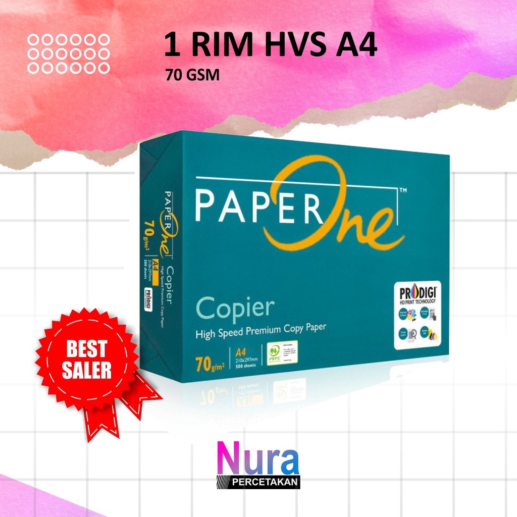 Jual Kertas A Paperone Gr Copier Rim Lembar Kertas Hvs A Kertas Fotocopy Shopee