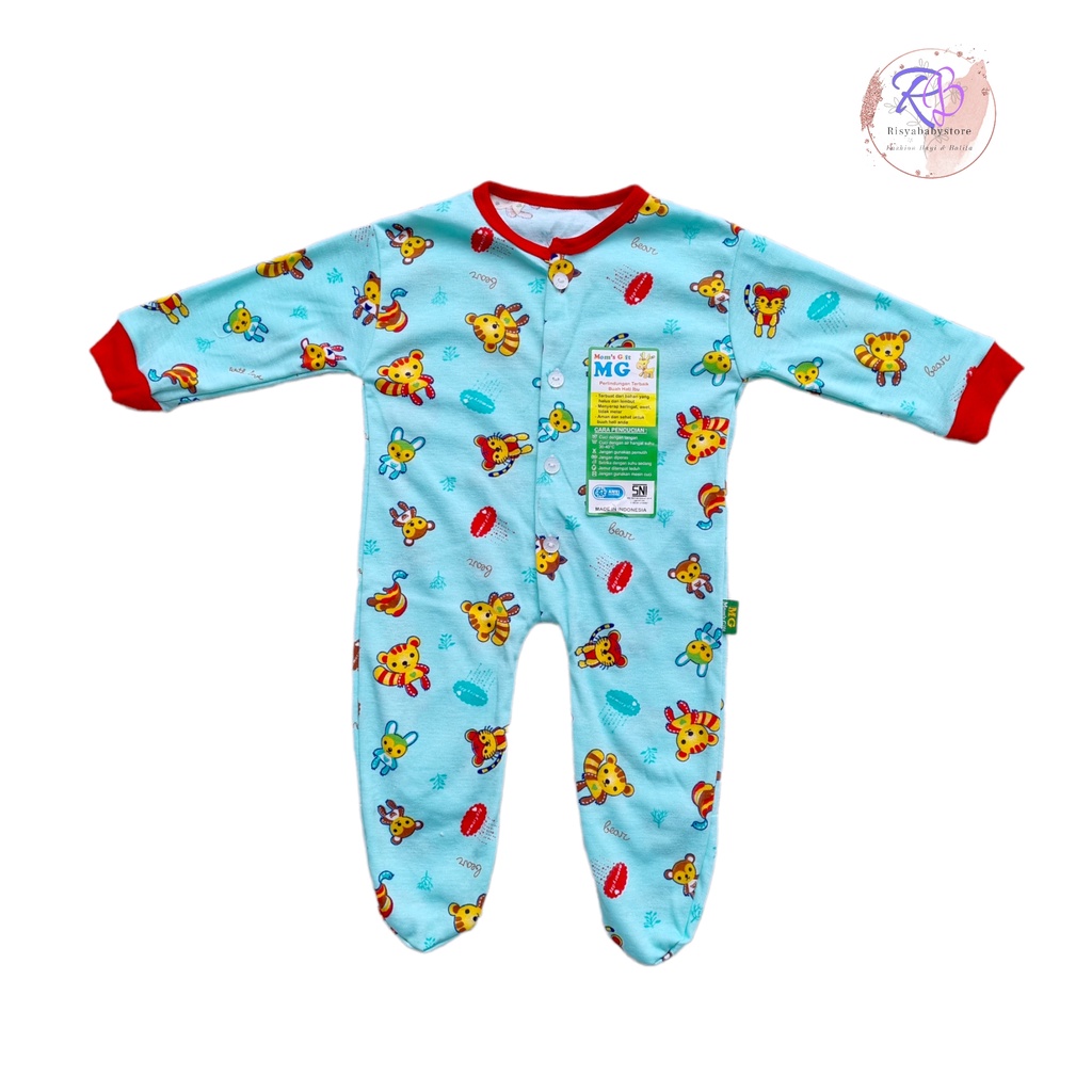 Sleepsuit bayi newborn fullprint 1pcs / sleepsuit Momgift katun double bayi baru lahir