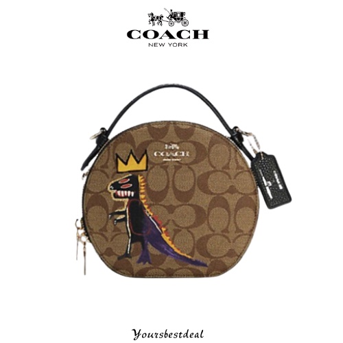 COACH C5658 Basquiat Co-branded Round Cake Bag Original