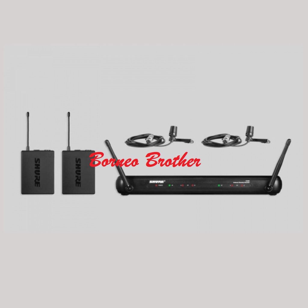 Shure SVX188/CVL SVX 188 / CVL Original Mic Wireless Clip On 2 Channel