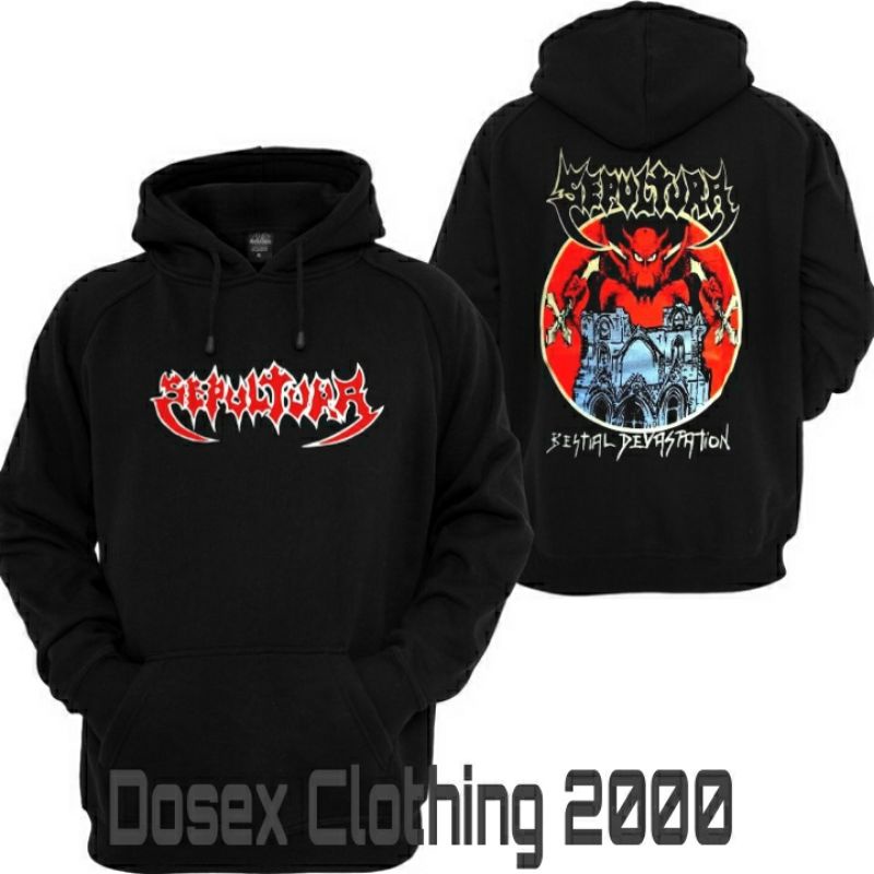 HOODIE BAND METAL SEPULTURA KREN MANTUL