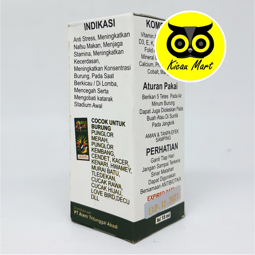 VITAMIN OBAT BURUNG VITABRAIN ALAMI BIRD CARE PENAMBAH POWER GACOR MENTAL TEMPUR LESU KATARAK VTAVBA