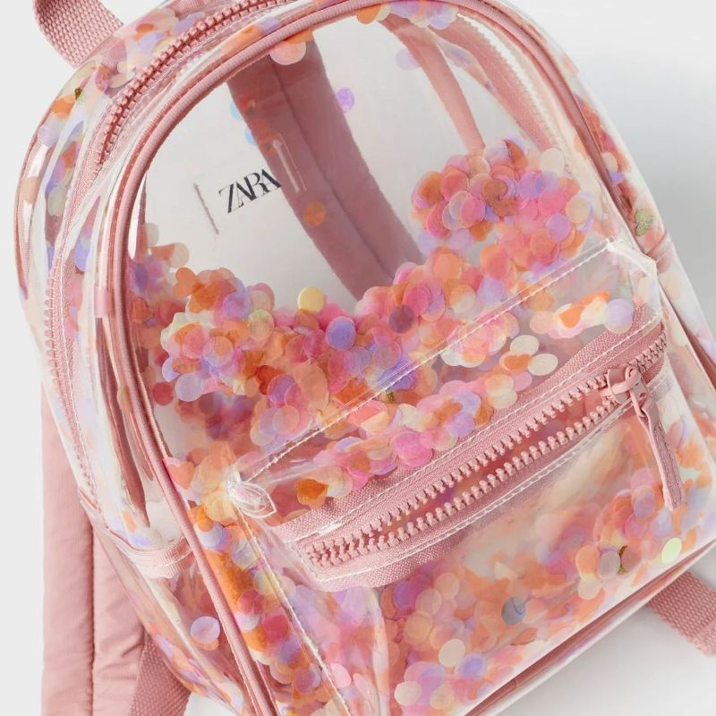 ZRA KIDS/ CONFETTI VINYL BACKPACK