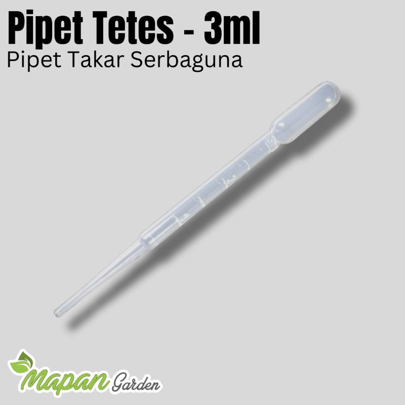 Pipet Tetes 3 ml / Pipet Tetes Plastik 3ml Pipet Skala Takar Serbaguna