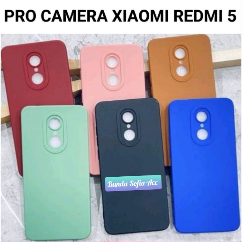 SLICON/CASE SOFT MACARON PRO CAMERA XIAOMI REDMI 5