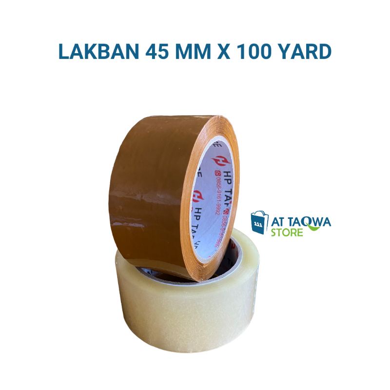 

Lakban Bening Coklat 45 x 100 Yard - Lakban OPP 2 Inch MPI Ekonomis