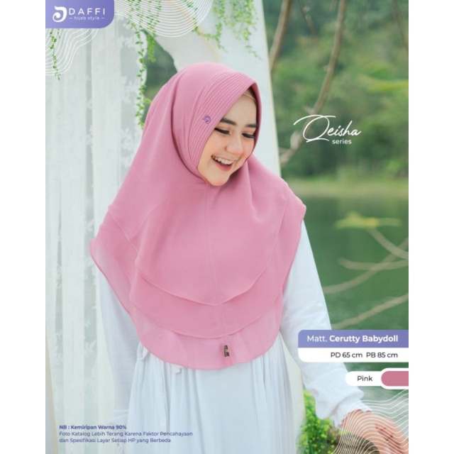 SERI TERBARU KHIMAR ORI DAFFI 3 LAYER DF 156/QEISHA