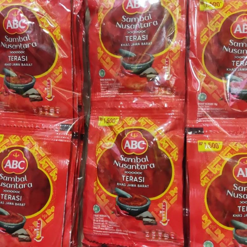 Jual Abc Sambal Terasi 10 Sachet Shopee Indonesia