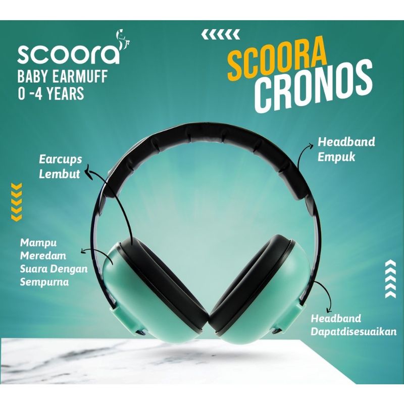 SCOORA Cronos Baby Earmuff Penutup Telinga Bayi Pelindung Telinga Bayi