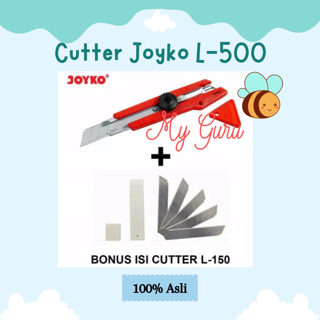 

[PCS] CUTTER JOYKO L-500 PEMOTONG KERTAS / SILET (FREE ISI REFILL CUTTER)