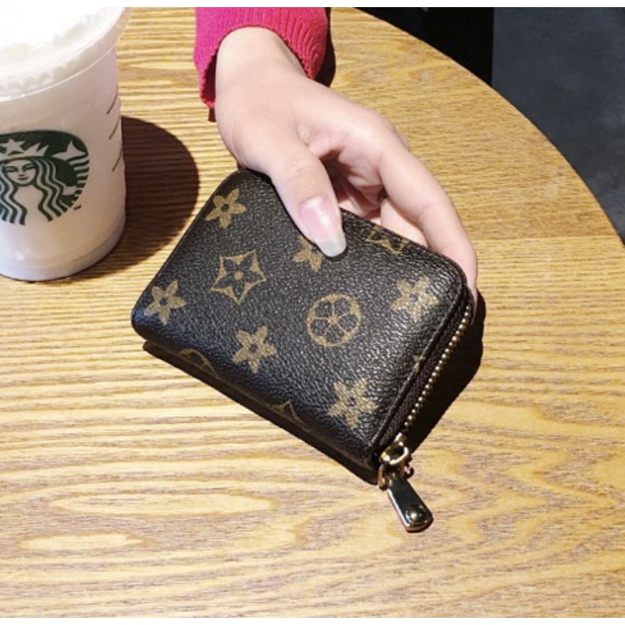 DOMPET KARTU K04 PREMIUM IMPORT / DOMPET KARTU KOREA MURAH-FLORAL