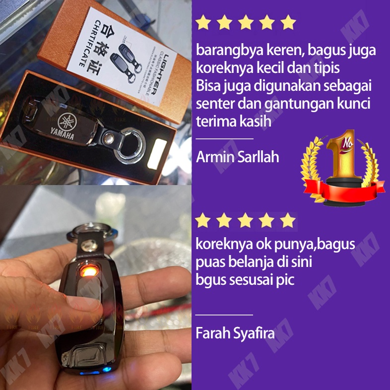YAMAHA Korek Api Elektrik / Gantungan Kunci / Senter / Korek Api Mobil Sepeda Motor + Plus USB Charger