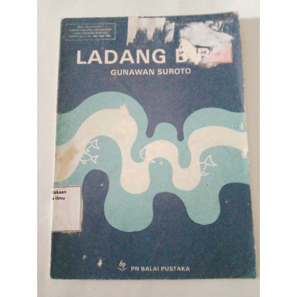 ladang biru - balai pustaka - buku jadul - buku bekas.perpustakaan