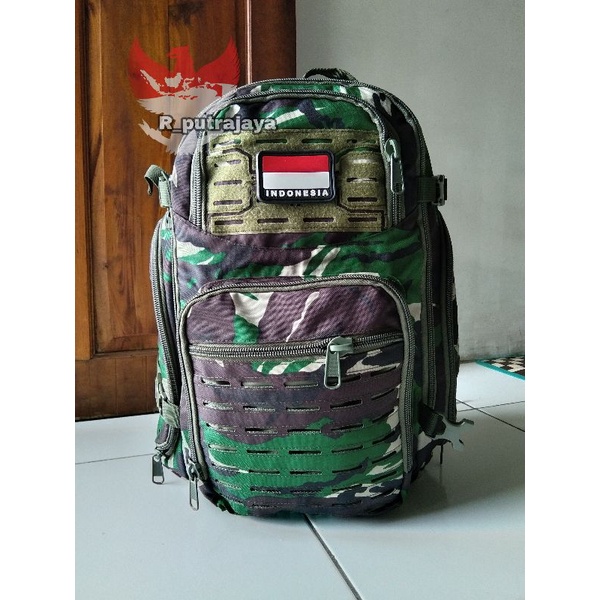 Backpack Tactical lasercut 917 / Tas Ransel Tactical lasercut lokal