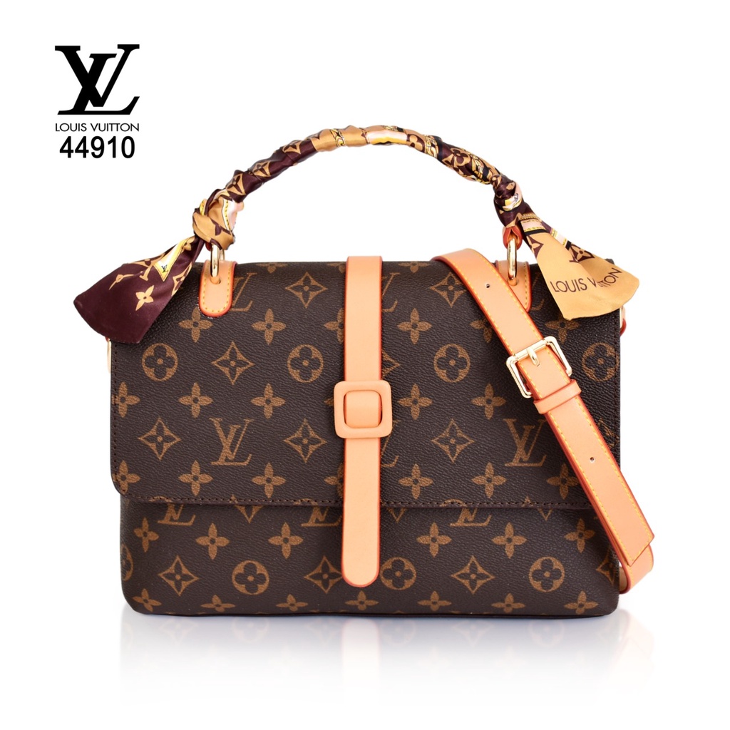 LLV Monogram Bag  with scarf double strap Series ~ 44910