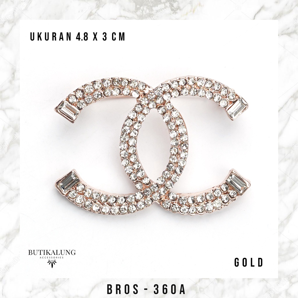 Bros Hijab Bross Peniti Brooch Jilbab Aksesoris Fashion Wanita Perhiasan Muslim BUTIKALUNG 360