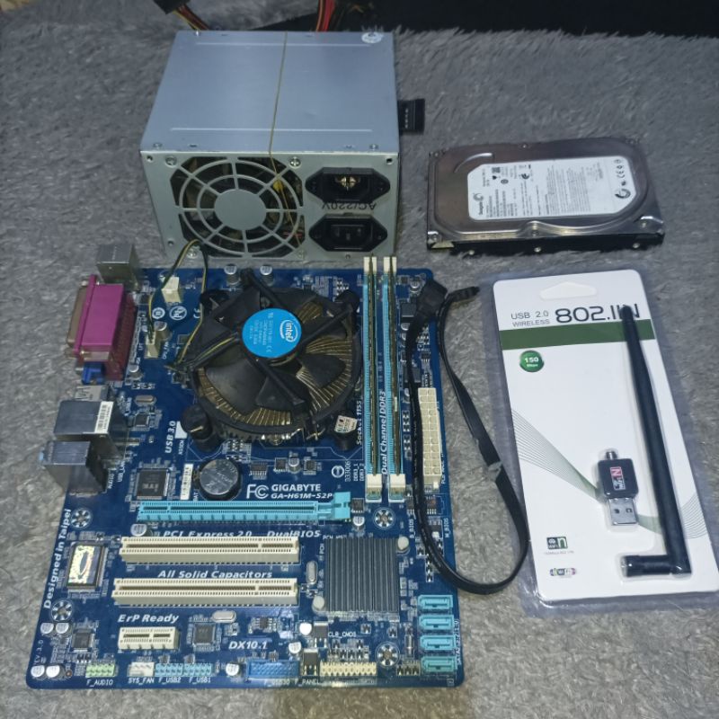 Paket Cpu i3 2100 | Ram 4GB | HDD 250GB | WiFi | Siap Pakai