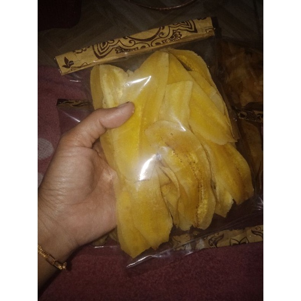 Kripik pisang KEPOK. Enak renyah asin gurih 150GR