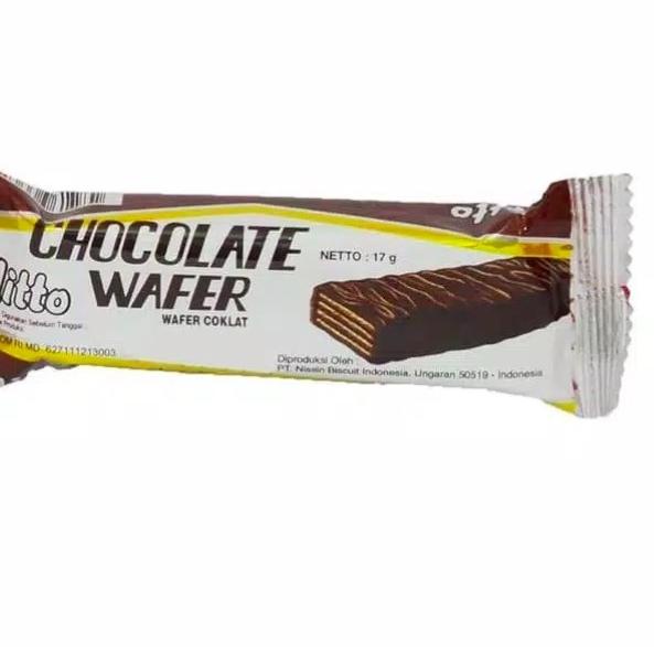 

Terbaru 10.10 Nissin Nitto Chocolate Wafer Coklat 1 pack isi 10 Wafer Nissin Wafer gas !!