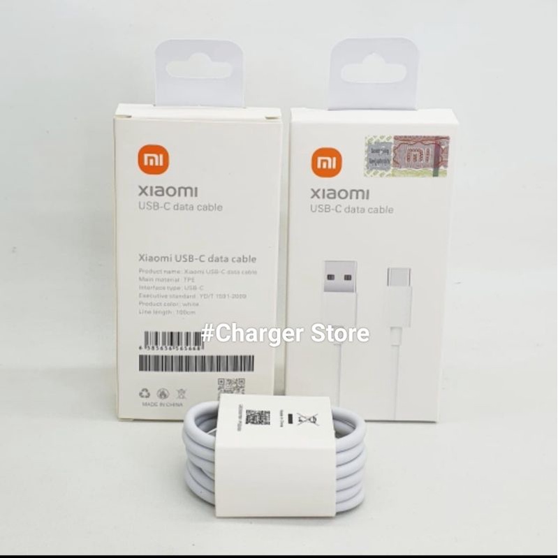 Kabel Data Xiaomi Redmi Type C Fast Turbo Charging 5A ORIGINAL 100% Turbo