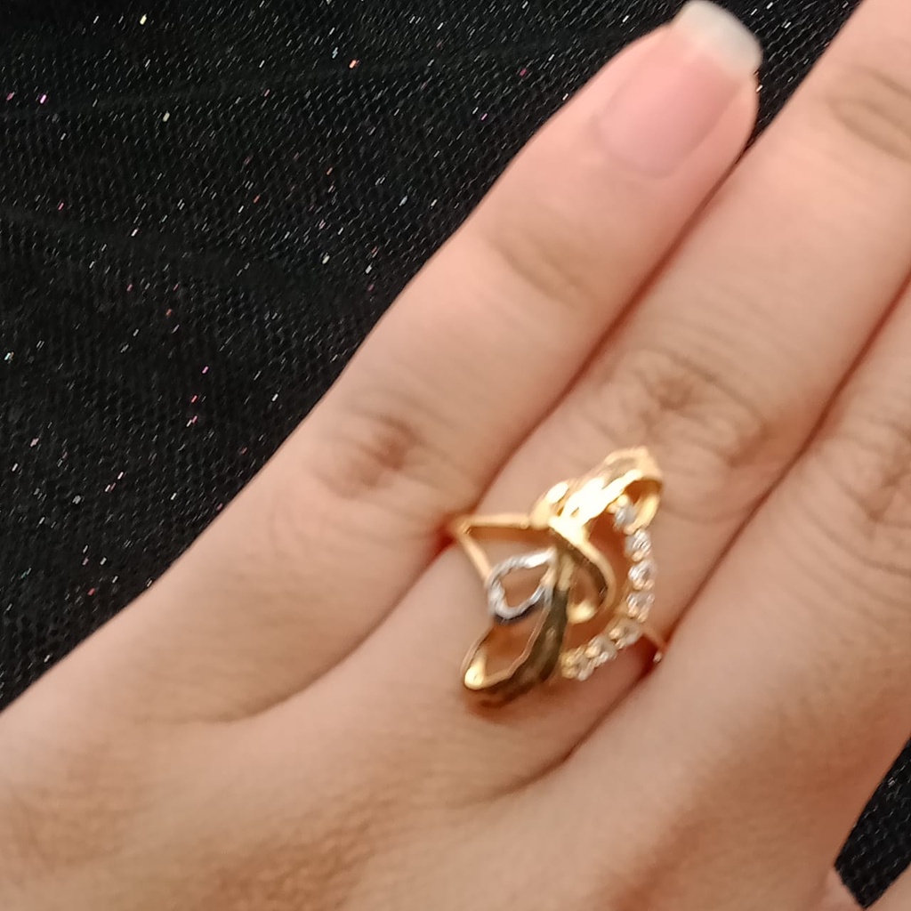 Cincin emas 17K - 2.4 gr kadar 750 - 3799