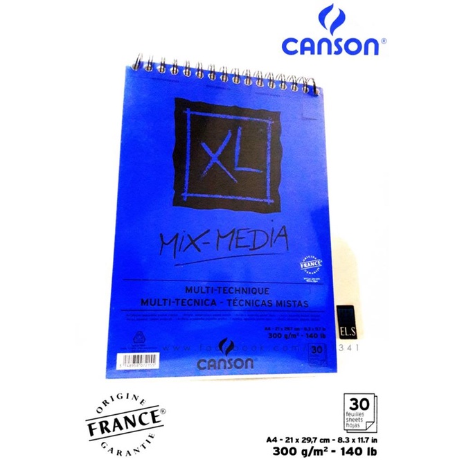 

(COD) Canson XL Mix Media A4