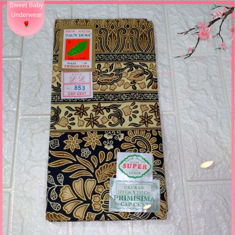 1 PCS DAUN DEWA || KAIN SARUNG BATIK DAUN DEWA || KAIN JARIK BATIK DAUN DEWA || SARUNG BATIK DAUN DE