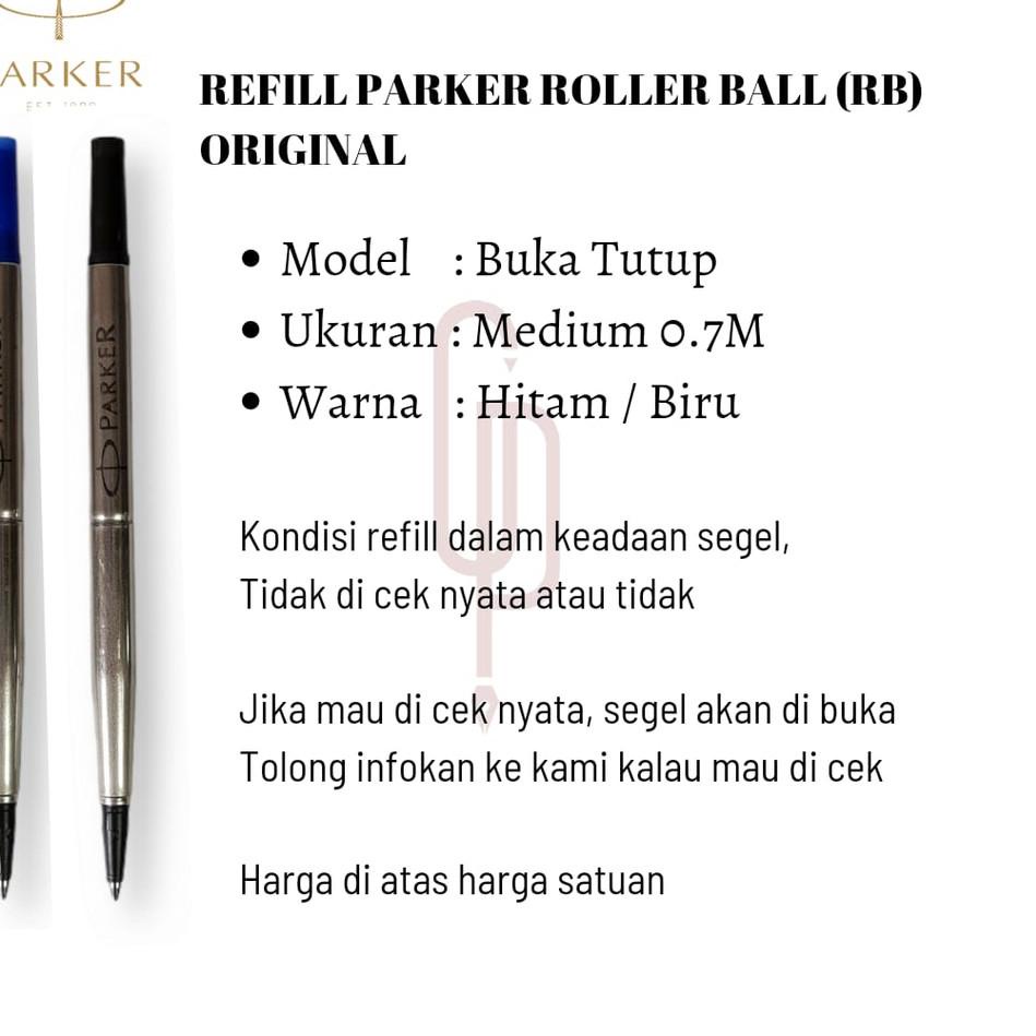 

Hadir Terupdate Isi Pulpen Parker / Parker Refill RollerBall RB