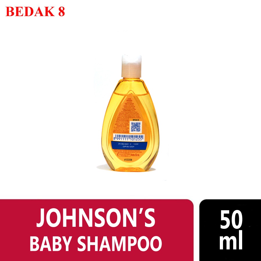 Johnson's Baby Shampoo - Johnson's Gold Shampo Bayi  50 ml/ 100 ml