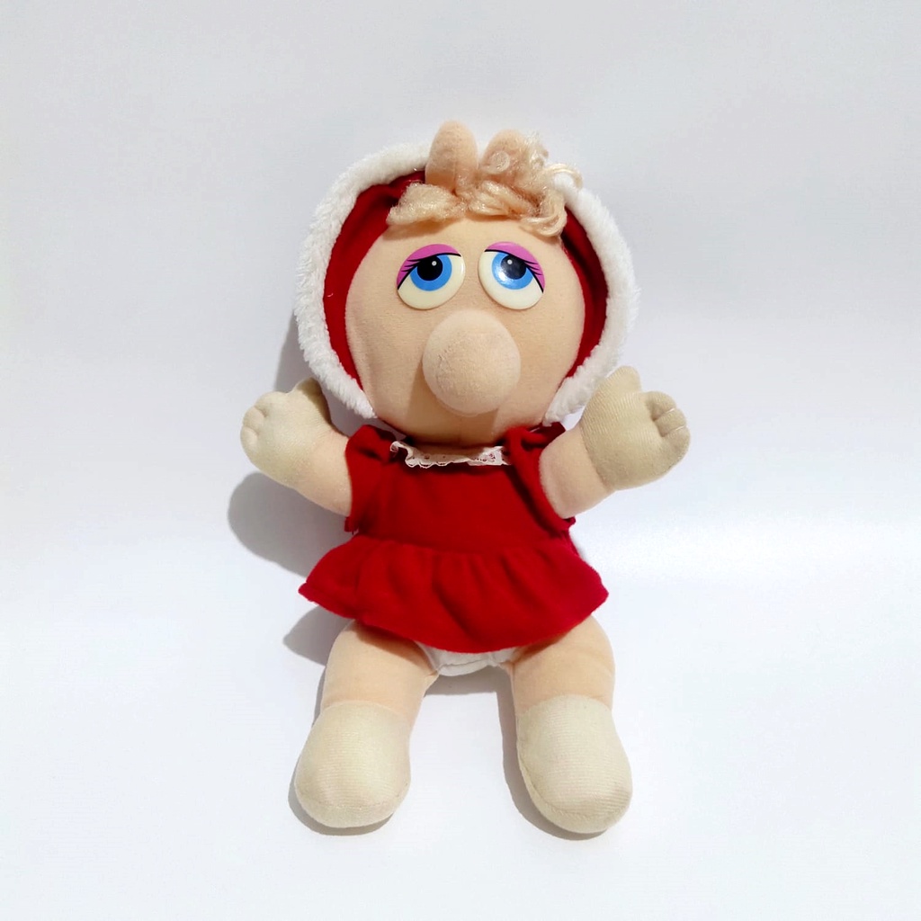Boneka Miss Piggy Muppet Babies Original Vintage Plush Doll